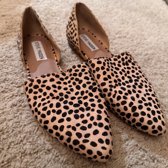 Steve Madden Tortoise Shell Dot Flats - Picture 1 of 3